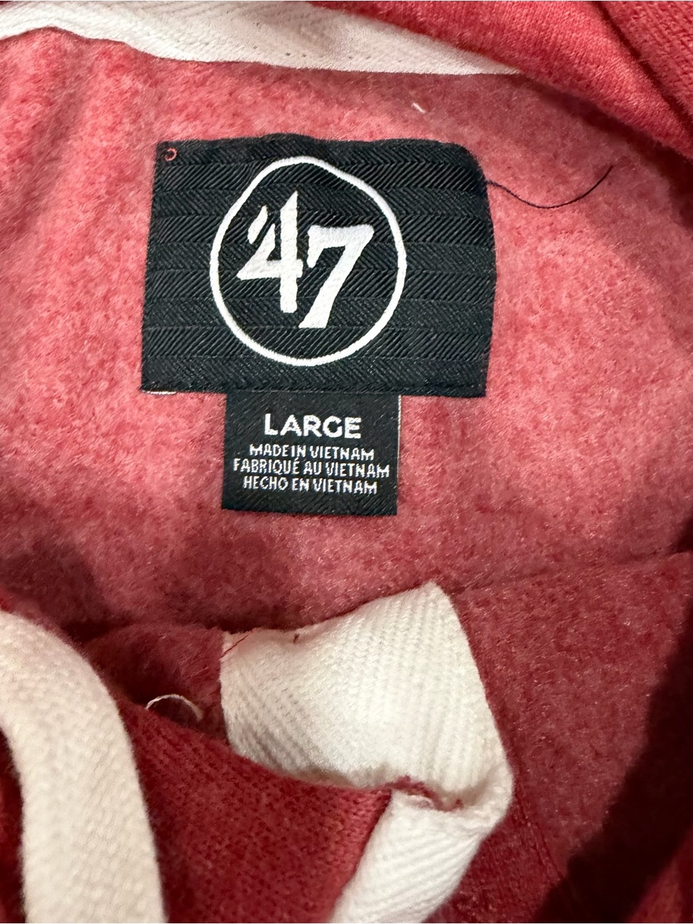 47 Brand Men’s Alabama Crimson Tide Hoodie Large NWT - Picture 3 of 7